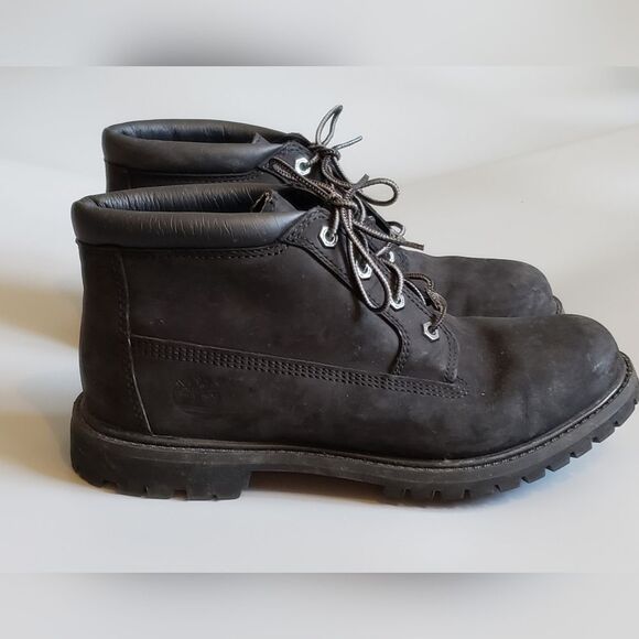 Timberland Women's Nellie Chukka in Black Nubuck Size 10 M - Picture 5 of 10